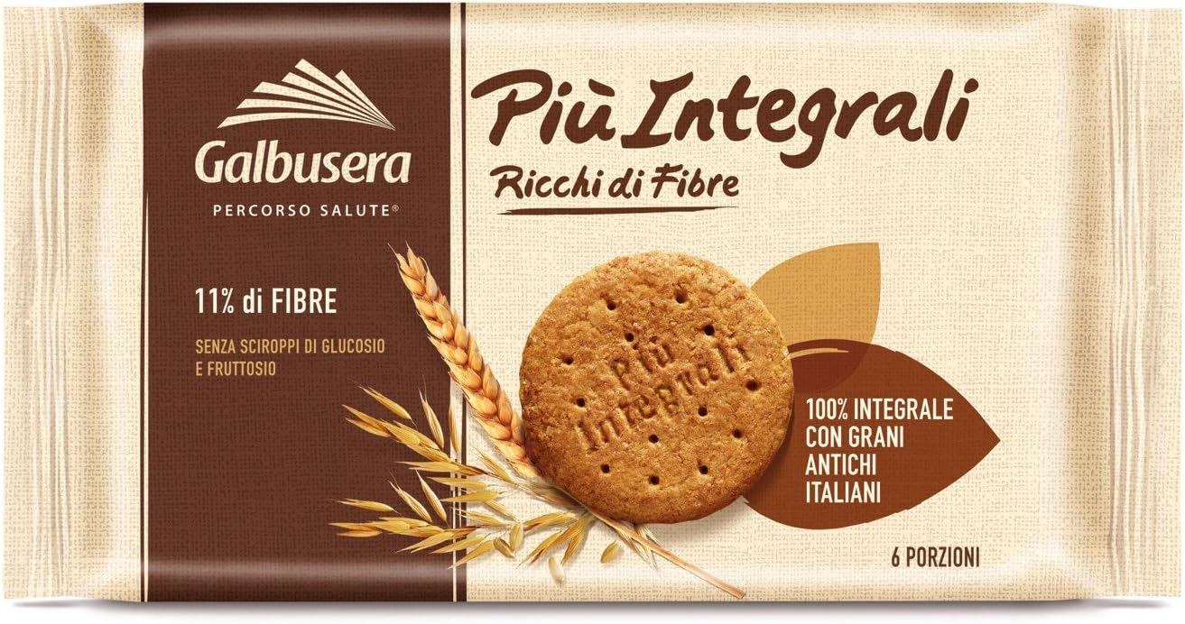 Piu Biscotti Integrali 330g