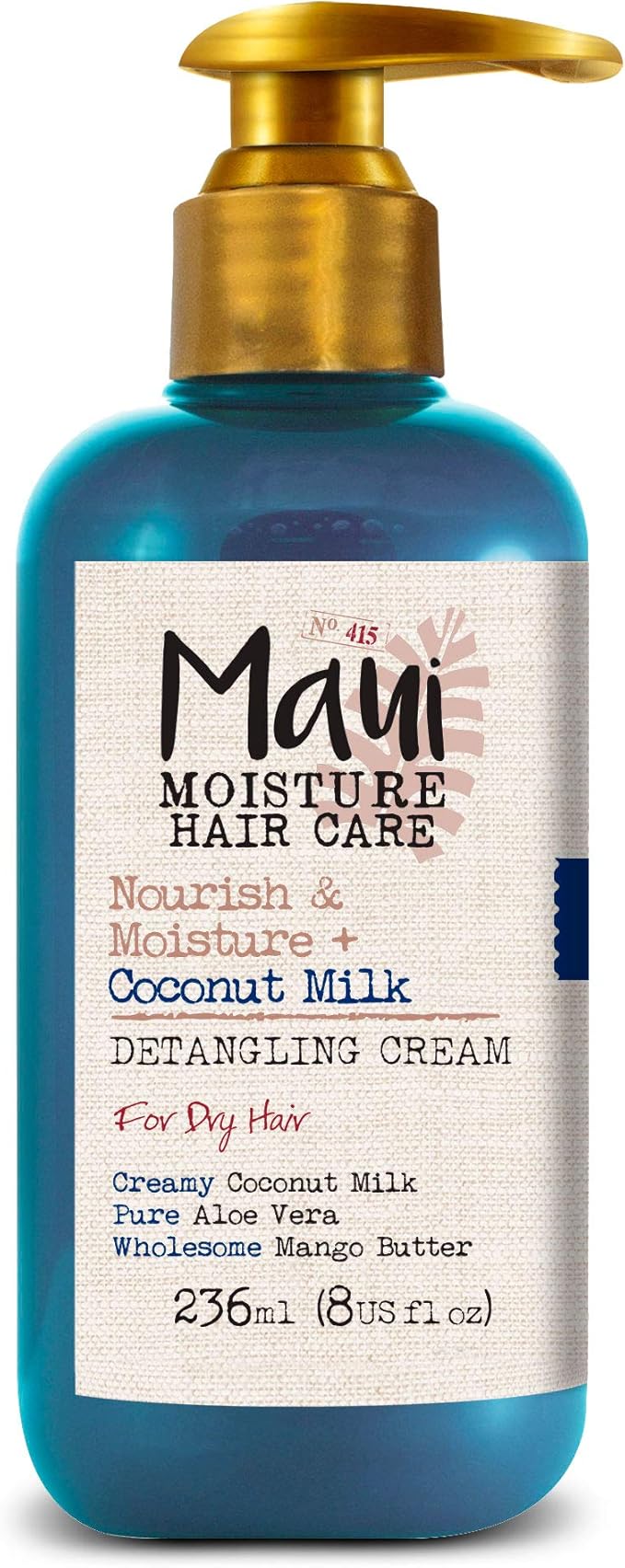 Maui Moisture LeaveIn Conditioner for Dry Hair, Coconut Milk & Aloe