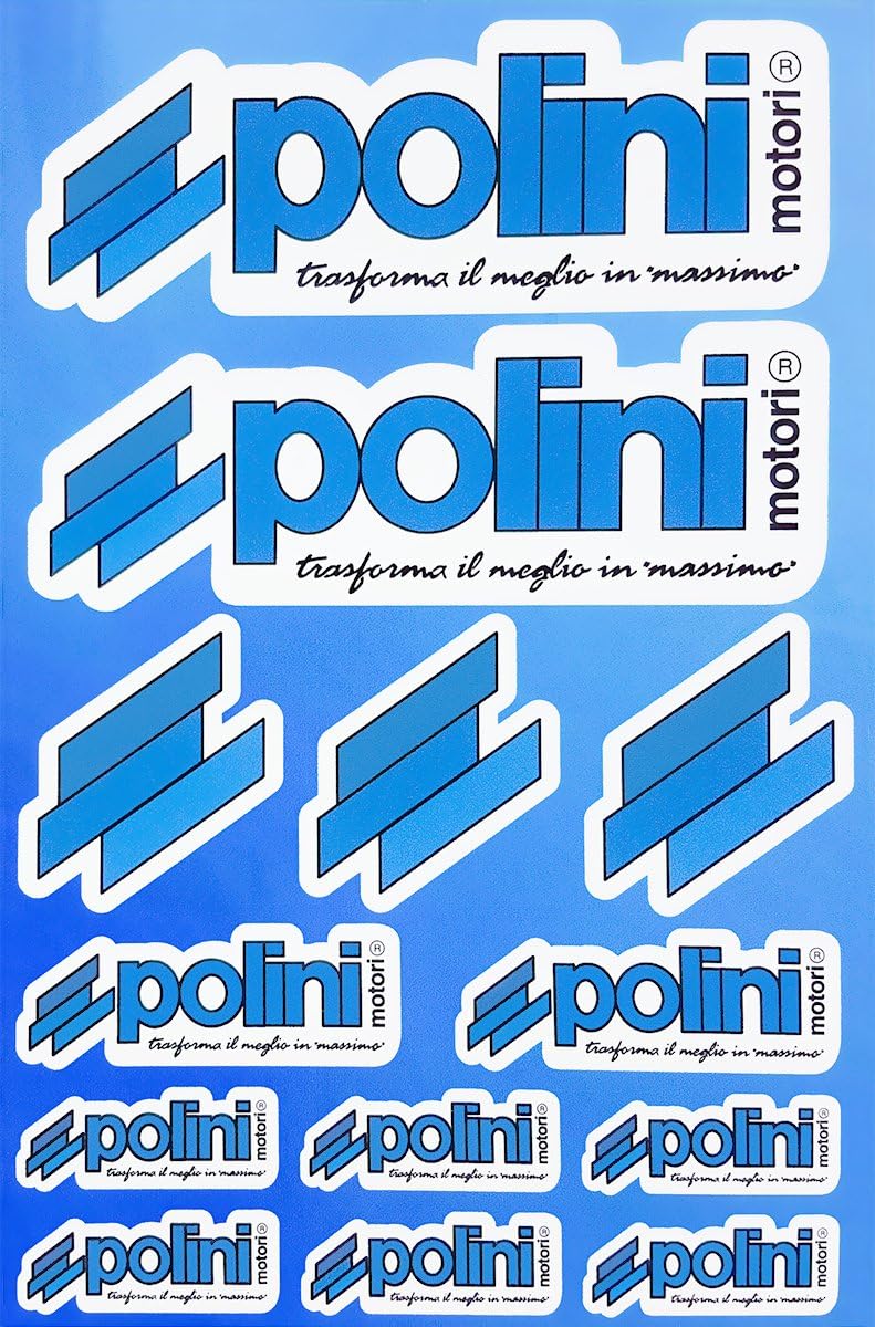 TopBikeDecals Polini Decals Stickers Scooter Vinyl Graphic Set