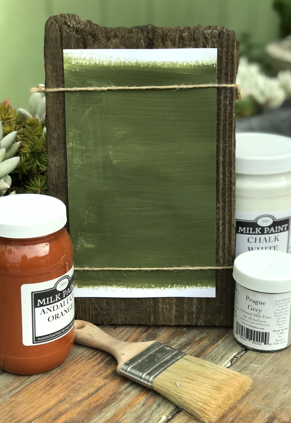 Sinopia All Natural Artisanal Milk Paint Alfama Green (4oz.)