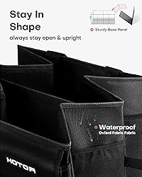 HOTOR Trunk Organizer - Car Organizer, Foldable