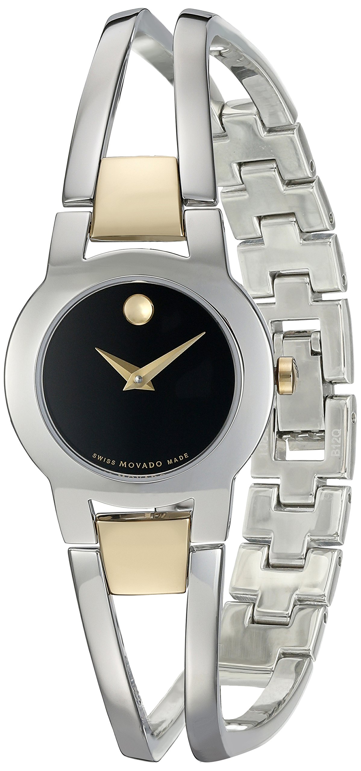 Movado 女性 Amorosa アナログ ビジネス クォーツ：バッテリー ウォッチ 海外出荷 0606893 MOVADO(モバード）AMOROSA(アムローサ）女性用腕時計 M84.112.E4S.A