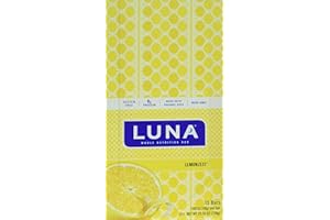 CLIF BAR LUNA BAR,OG3,LEMON ZEST, 1.69 OZ