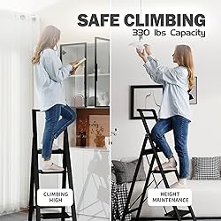 Taranta 5 Step Ladder, Liahtweight Aluminum