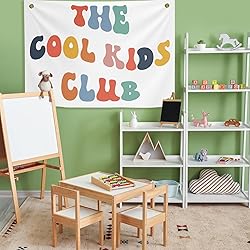 Yinkin The Cool Kids Club Wall Banner Playroom