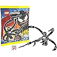 LEGO Super Heroes Spider-Man Minifigure - Venom with Spiked Blades and Minifigureland Tile