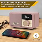 Roberts Revival PETITE2 Digital Radio DAB/DAB+ FM Bluetooth Pink view 7