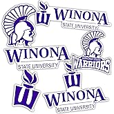 Desert Cactus Winona State University Sticker WSU Warriors Vinyl Decals Laptop Water Bottle Car Scrapbook Sheet T2 (Type 2)
