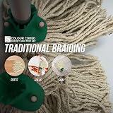 TDBS Floor Mop and Bucket Set 2pc Green with Wringer view 6