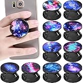 Weewooday 10 Pieces Phone Grip Holder Nebula Collapsible Phone Holder Self-Adhesive Sublimation for Smartphone and Tablets(10 Pieces)