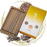 はせがわ（Hasagawa） Hasegawa Premium Aromatic Incense: A Blend Aloeswood and Sandalwood - Hasegawa Original | 30-Minute Burn Time | 100g, Featuring Authentic Japanese Design