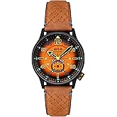 AVI-8 Men's 42mm Hawker Typhoon Baldwin Automatic Watch with Leather Strap AV-4119