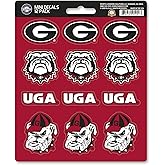 FANMATS 61160 Georgia Bulldogs 12 Count Mini Decal Sticker Pack