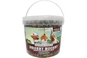 Pecking Order Dessert Bucket Mealworm Sprinkles - 5 LB