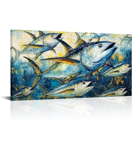 Amazon.com: Epic Art 'White Marlin' by Mark Mueller Wildlife Art