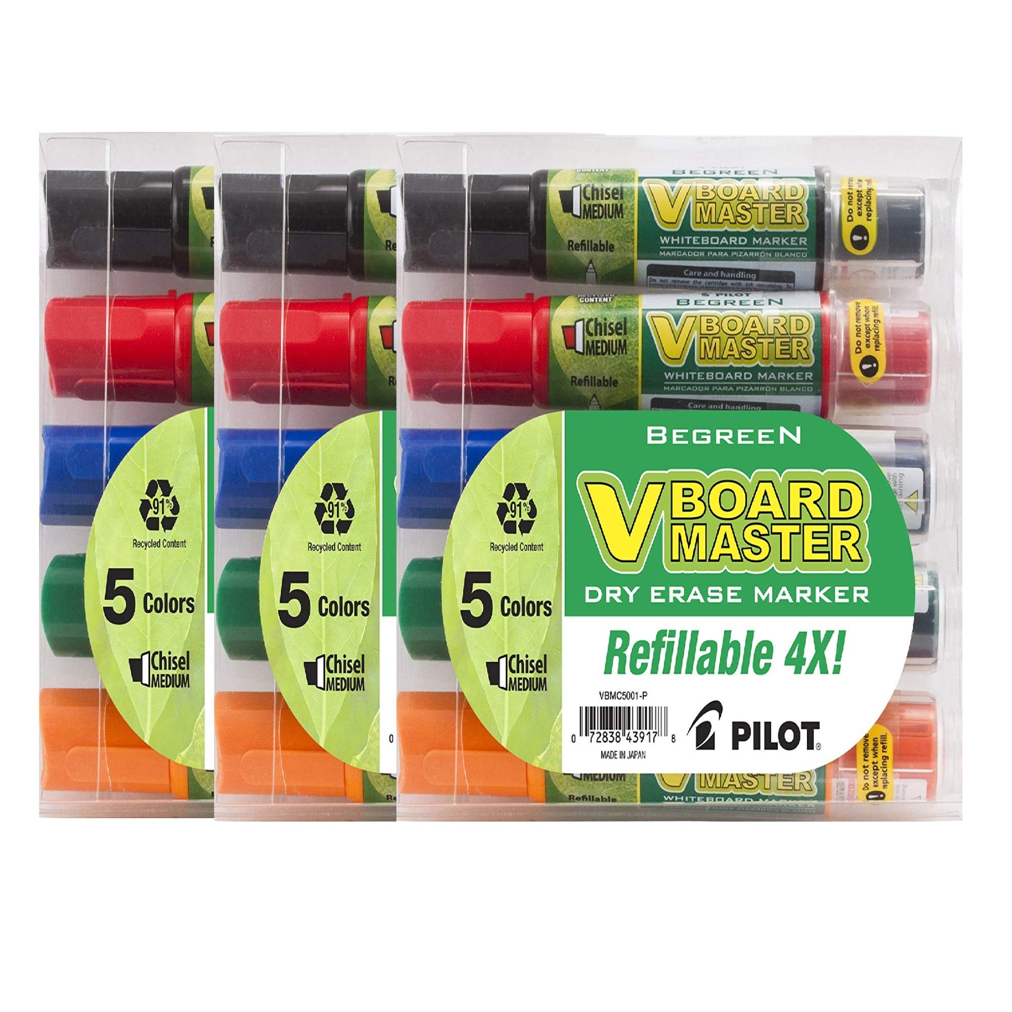 Pilot V Board Master Permanent Marker, Medium Chise [7PH3HDC