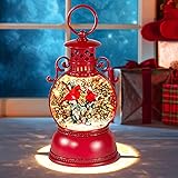 Christmas Snow Globes, Cardinal Christmas Water
