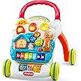 SYNCFUN Baby Learning Walker, 2 in 1 Sit to Stand Learning Toys, Baby Toys 6-12 Months, Educational Present for 1 Year Old, Push Walker Gift with Wheels for Infant Boys Girls