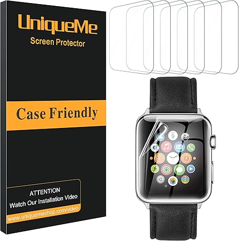 UniqueMe [6 Pack] Protector de Pantalla para Apple Watch 40mm ...