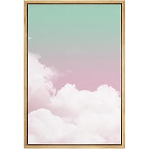 SIGNWIN Framed Canvas Print Wall Art Large White...