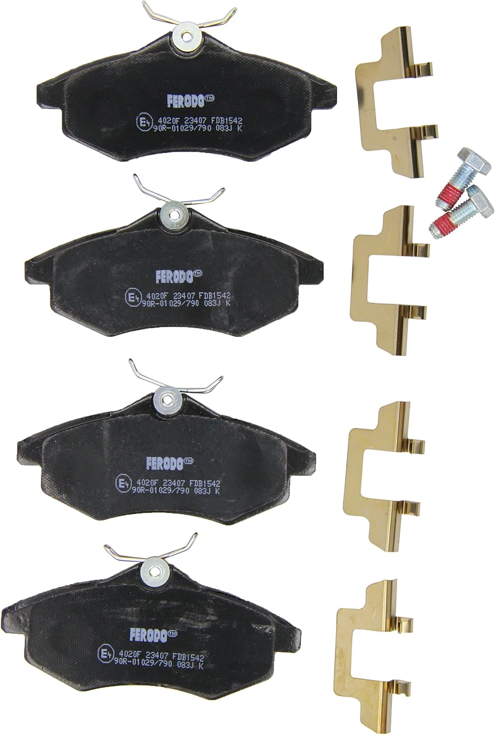 Ferodo FDB1542 Brake Pad Set, disc brake - (set of 4)