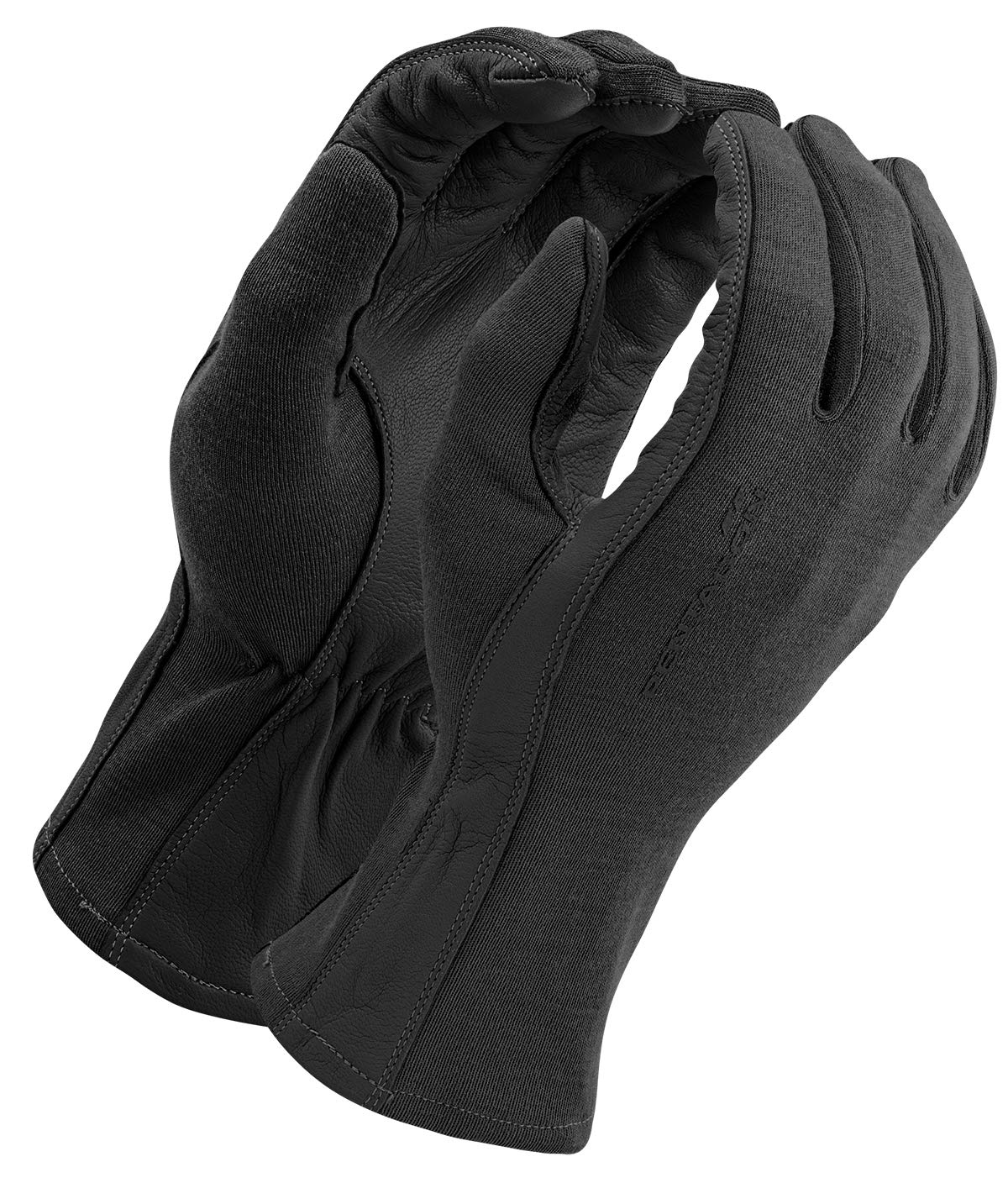 Pentagon Men's Long Cuff Pilot Gloves Black size XXL