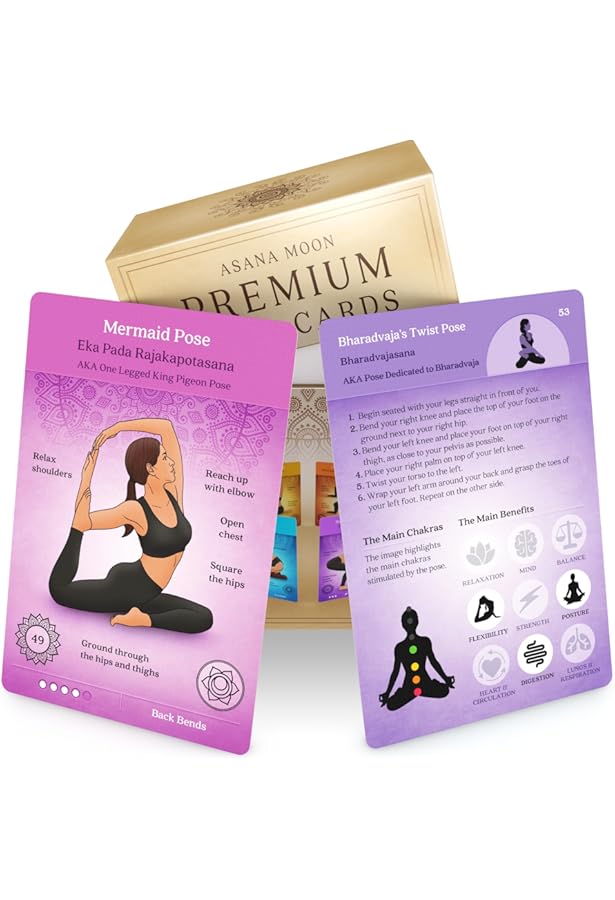 The Yoga Box: 50 asana cards to perfect your poses and shape daily
