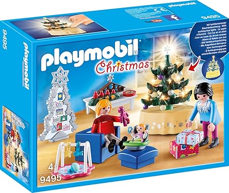 Playmobil 9495 Spielzeug - Weihnachtliches Wohnzimmer Unisex-Kinder
