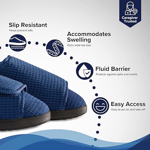 Silverts Diabetic Shoes for Women Wide Width, Diabetic Slippers