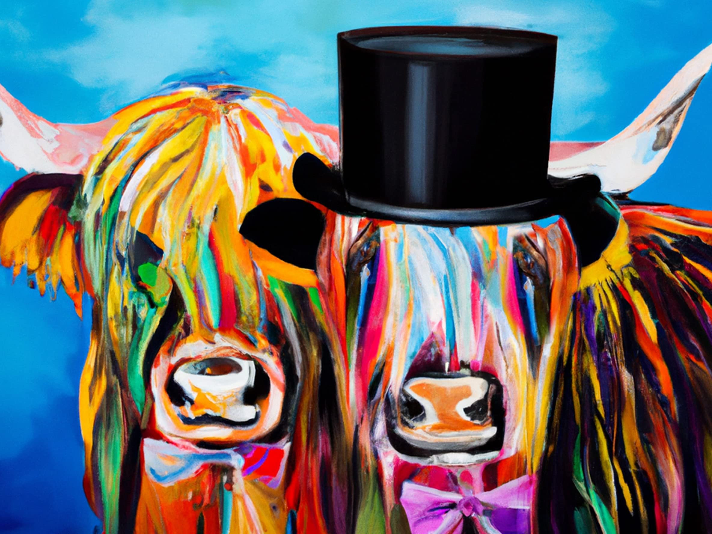 Bimkole 5D Diamond Painting Kits for Adults Cattle, Full Drill Painting Animal DIY Rhinestone Embroidery Set Paint with Diamonds Art by Number Kits Cross Stitch Home Wall Craft Decoration (12x16inch)