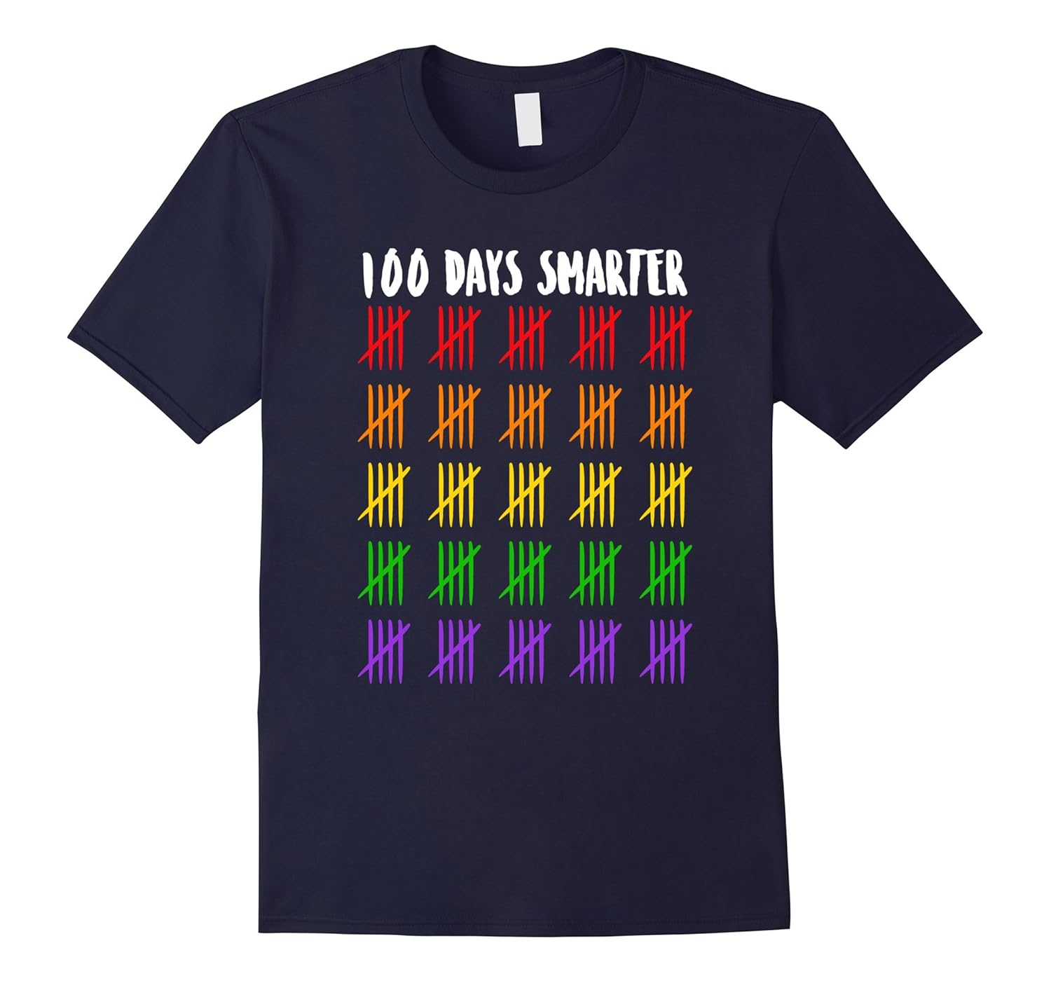 100 Days Smarter 100 Days Of School T-Shirt-Rose