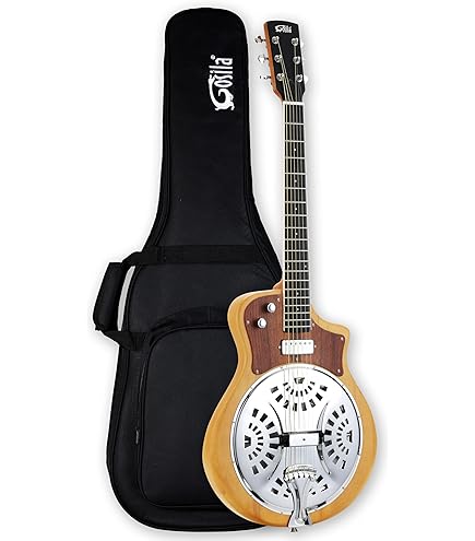 Amazon.com: Gosila Resonator Electric Guitar Sapele Body
