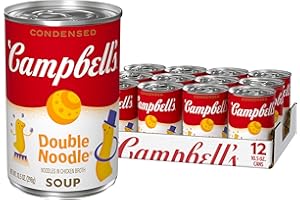 CAMPBELL'S Campbell’s Condensed Kids Double Noodle Soup, 10.5 oz Can (12 Pack)