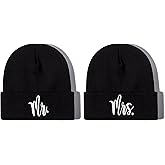Hepandy Mr and Mrs Beanie Hats for Men Women