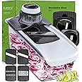 Fullstar 6-in-1 Mandoline Slicer For Kitchen, Cheese Grater, Vegetable Spiralizer and Veggie Slicer for Cooking & Meal Prep (
