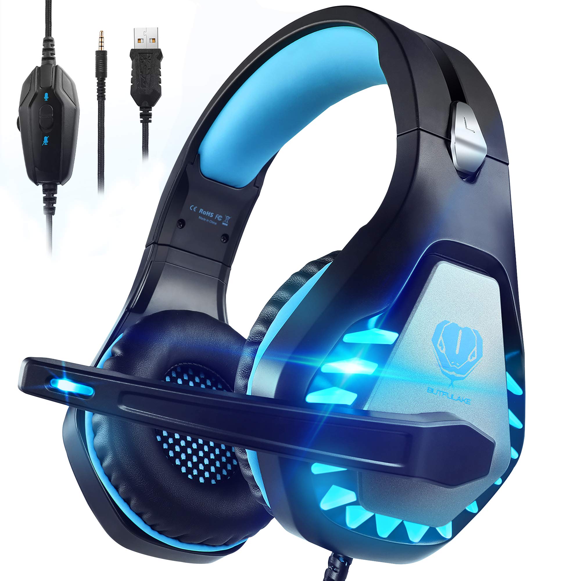 Pacrate-Auriculares-Gaming-para-Xbox-One-PS4-PC-Nintendo-Switch-Mac-Auriculares-con-Microfono-con-Sonido-Envolvente-y Pacrate-Auriculares-Gaming-para-Xbox-One-PS4-PC-Nintendo-Switch-Mac-Auriculares-con-Microfono-con-Sonido-Envolvente-y