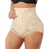 KUMAYES Plus Size Tummy Control Panties for Women High Waisted Butt Lifter Shapewear Girdle Panty Shaping Underwear
