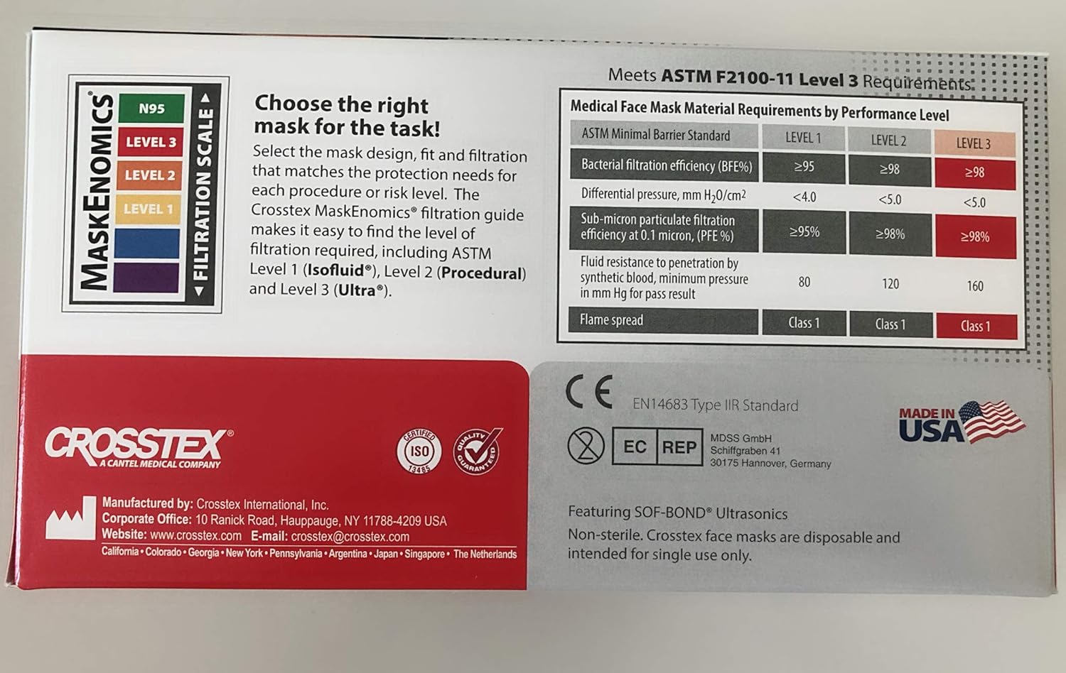 Download Amazon Com Gcfcxs Pt Gcfcxs Ultra Sensitive Earloop Mask White 50 Bx By Crosstex International Industrial Scientific PSD Mockup Templates