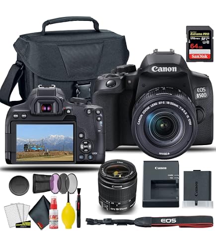 Amazon.com : Canon EOS 850D / Rebel T8i DSLR Camera with 18-55mm