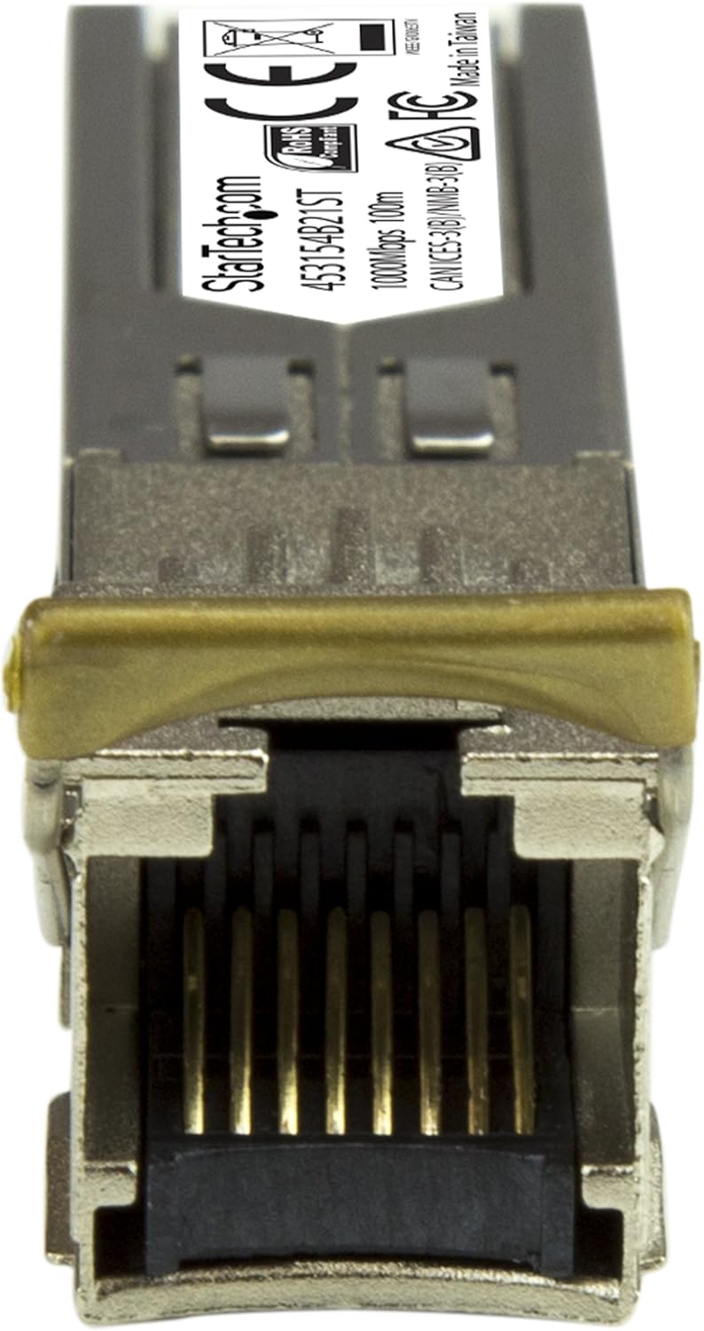 StarTech.com HPE 453154-B21 Compatible SFP Module, 1000BASE-T, SFP to RJ45 Cat6/Cat5e, 1GE Gigabit Ethernet SFP, RJ-45 100m - Image 3