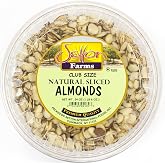 Almonds Natural Sliced | Non-GMO | Premium Quality | Bulk Value Size 24 Oz (1.5 Lb.)