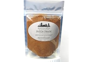 Boston Spice Dutch Trade Speculaas Speculoos Handmade Baking Seasoning Mix Blend Windmill Cookies Cakes Fudge Pancakes Holland Ice Cream Dessert Brownies Protein Shakes Smoothies Appx 1/4 Cup 1oz/29g