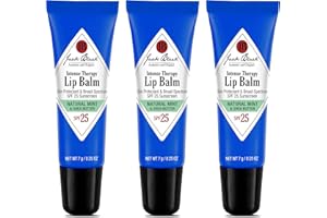 Jack Black Intense Therapy Lip Balm, 0.25-Oz. – SPF 25 Sun Protection, Lip Moisturizer, Hydrating Lip Balm with SPF, Lip Sunscreen