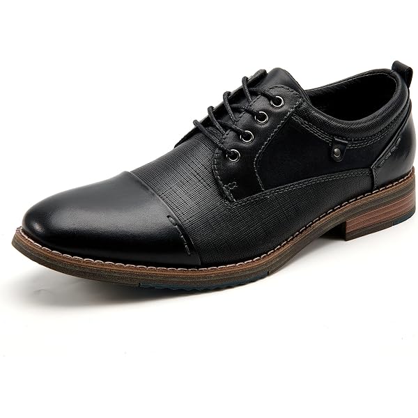 Leizilei Mens Black Leather Oxford Wedding Dress Shoes Size 13.5 NEW Amazon.com | LEIZILEI Men main image 4