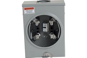 Square D - UTRS101B 125A Ringless Overhead Meter Socket with No Bypass