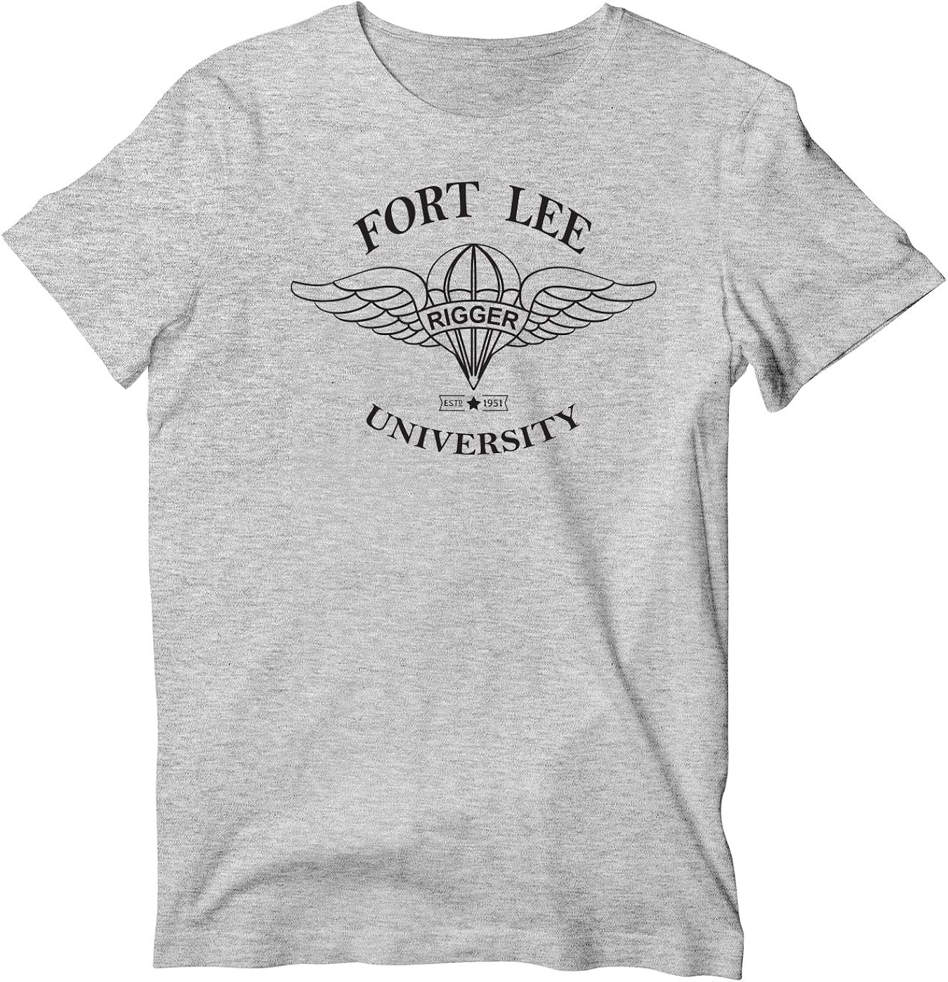 Fort Lee University Rigger Short Sleeve Tshirt, Parachute Rigger 92R T-Shirt Gift for Women and 