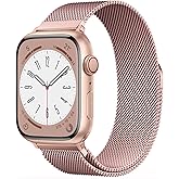 Original Stainless Steel Milanese Loop Compatible with Apple Watch Band 38mm 40mm 41mm 42mm 44mm 45mm 46mm 49mm, Magnetic Clasp Band for iWatch Series 11 10 9 8 7 6 5 4, SE 3 2 1 Ultra3 2, Women & Men
