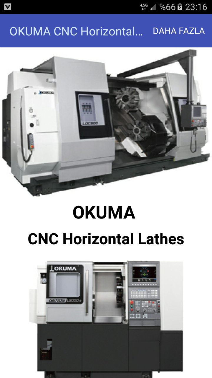 OKUMA CNC Horizontal Lathes