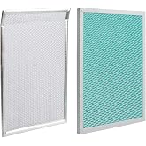SDRZJX 2-Pack MERV-8 Washable Air Filter Kit 10-3/4 X 8-3/4 Inch Compatible with Broan Nutone AI Series Ventilators B110H65RS B110H65RT Replace#: SV66133