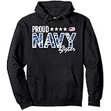 navy sister hoodie